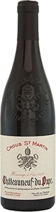 Crous St Martin Chateauneuf du Pape Rouge "Hommage á I'an 1879"